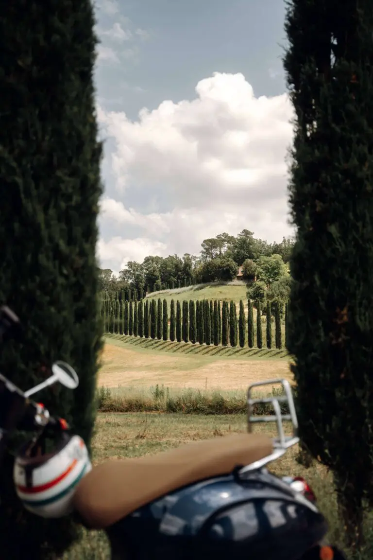 vespa trip Toscane
