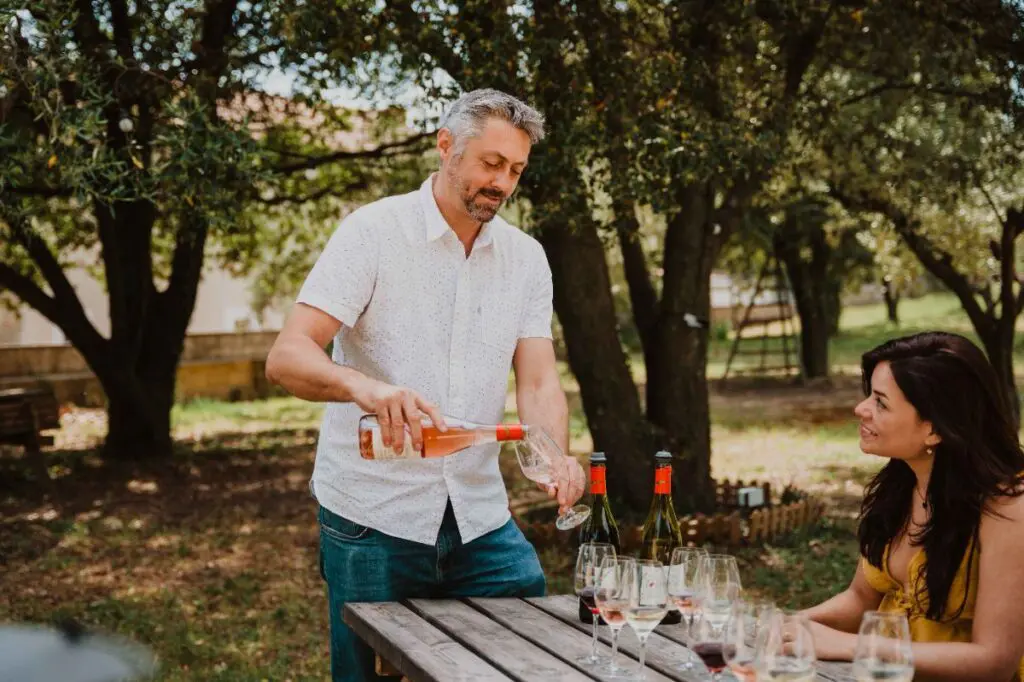 Dégustation de vin