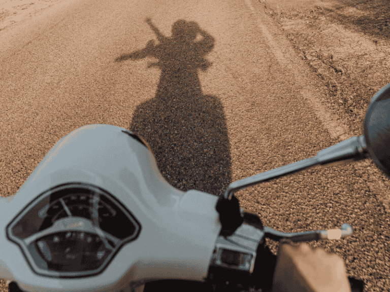 ciao bella sur une Vespa