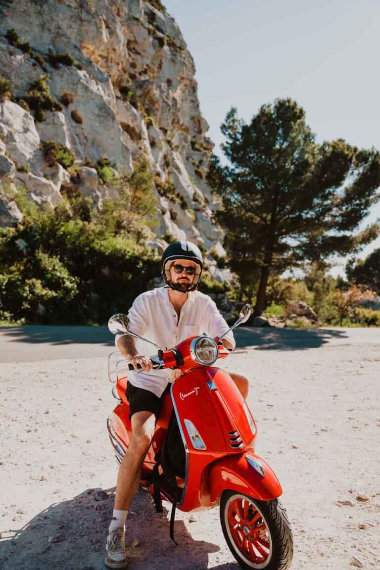 Vespa et montagnes
